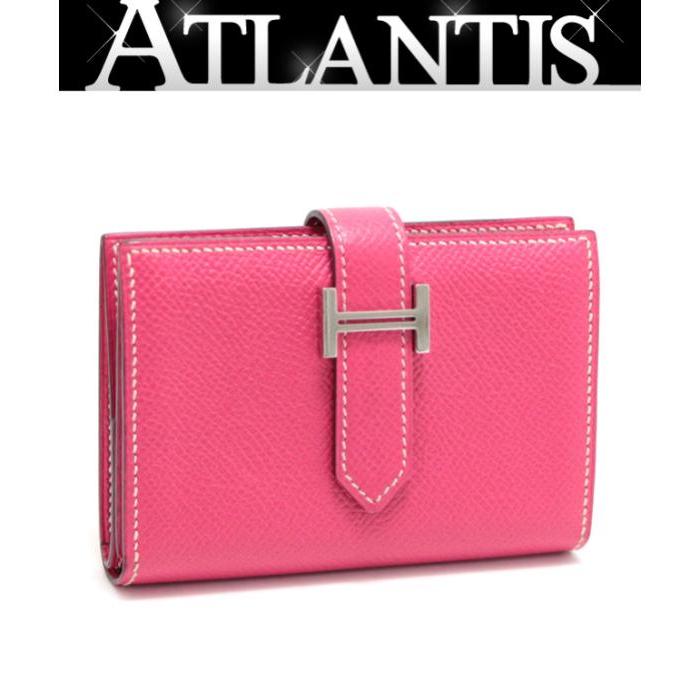 HERMES（エルメス） 美品 ベアンミニ コンパクト財布 カードケース ?O
