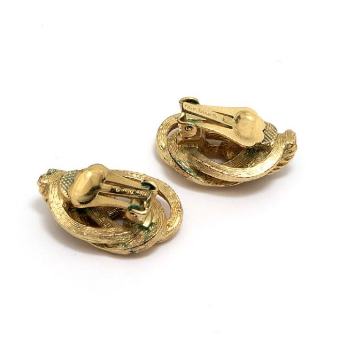 Christian Dior ヴィンテージゴールドイヤリング Christian Dior（クリスチャン・ディオール） クリスチャン ディオール