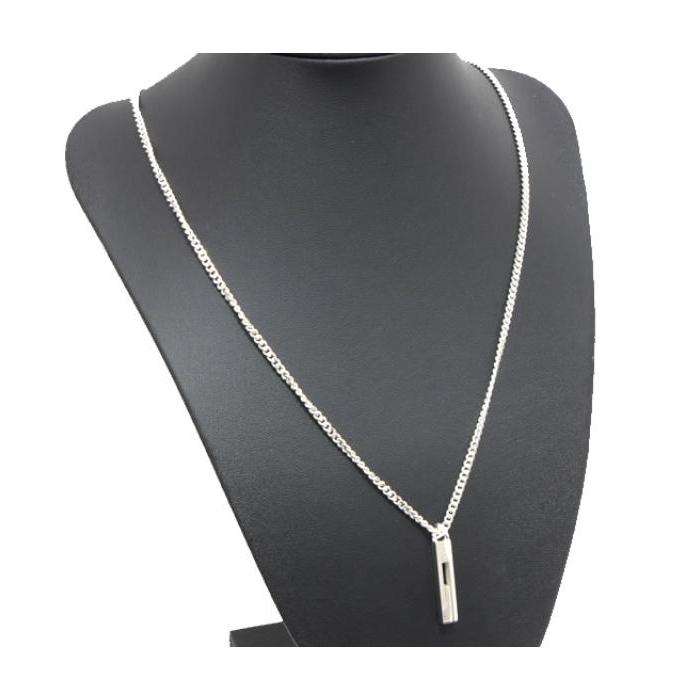 ★美品　グッチ GUCCI 925 ネックレス シルバー　スクエア GUCCI グッチ ネックレス メンズ 父の日 レディース 母の日