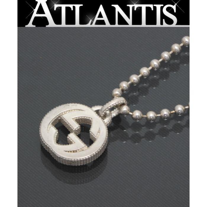 GUCCI グッチ インターロッキングG ボールチェーンネックレス