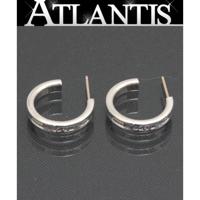 美品 ティファニー TIFFANY&CO 1837 ナロー ピアス SV925 : 060103  