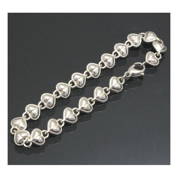 ★在庫処分★TIFFANY&Co.【美品】パフハートブレスレット　SV925 楽天市場】ティファニー パフハートブレスレットの通販