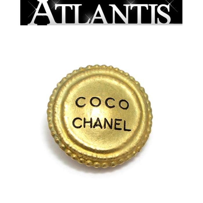 CHANEL 94 A 片耳 イヤリング ヴィンテージ CHANEL シャネル ヴィンテージ ロゴ サークル イヤリング 片耳