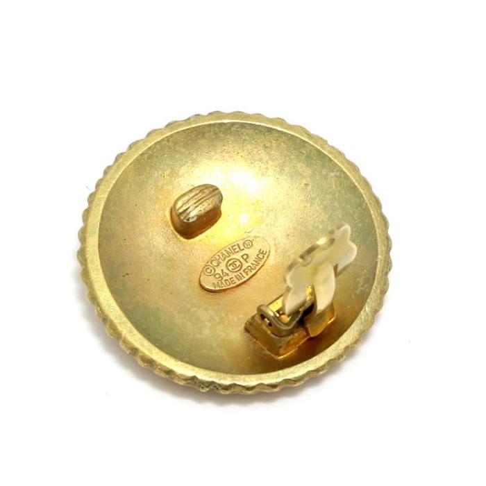 ヴィンテージ　シャネルイヤリング　片耳 CHANEL 美品 シャネル イヤリング ターンロック ココマーク