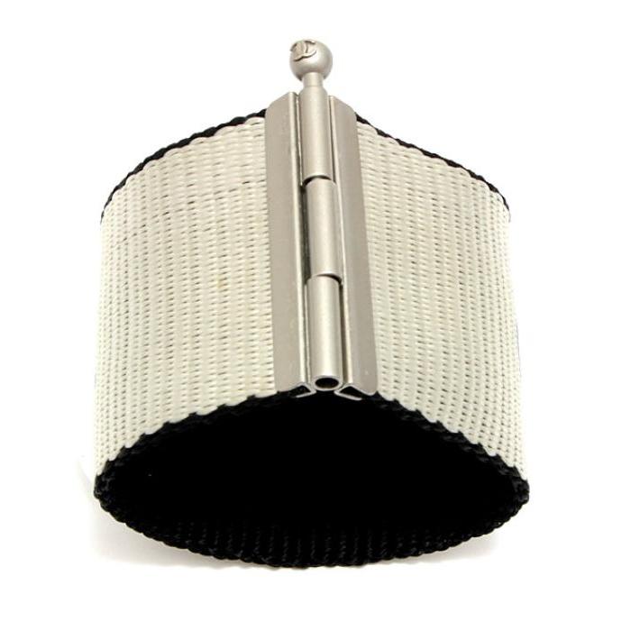 CHANEL（シャネル） 美品 ロゴ バングル ブレス 99S ナイロン