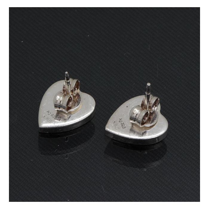 【最終値下げ】GUCCI ハート型ピアス シルバー GUCCI 最終値下げ グッチ ハートロゴ ピアス シルバー SV925