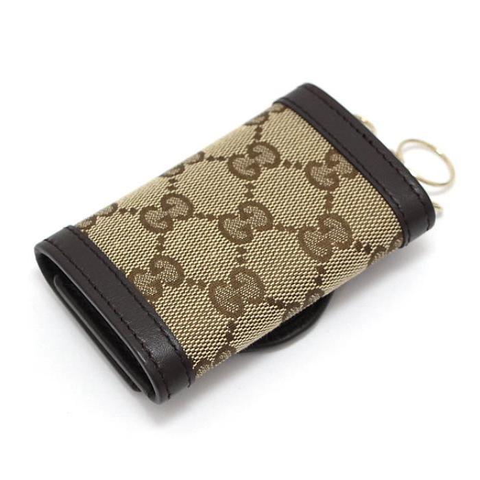 GUCCI（グッチ） 極美品 GUCCI 6連キーケース GGスプリーム キャンバス