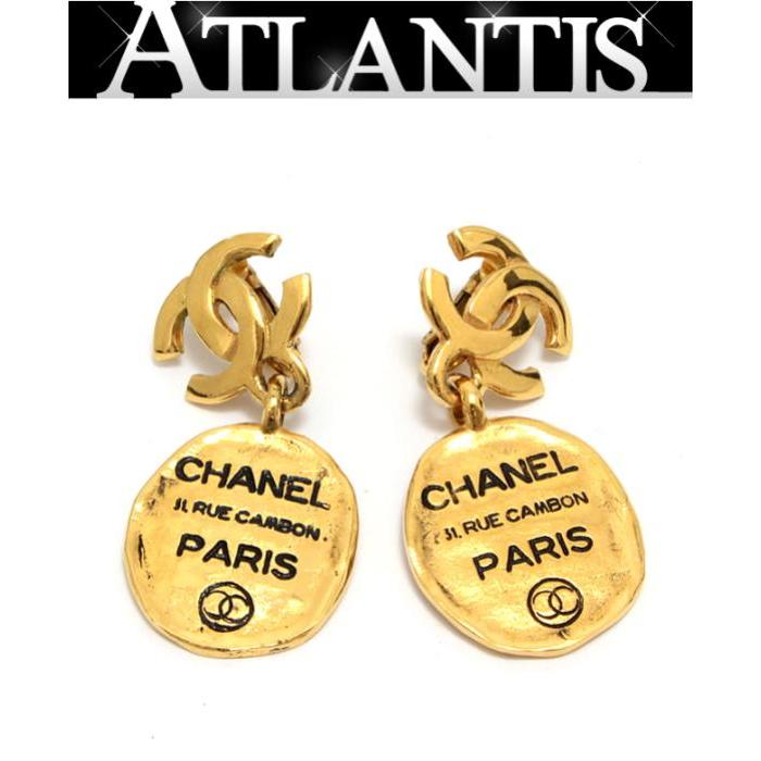 シャネル CHANEL ロゴ カンボン プレート ココマーク ヴィンテージ 