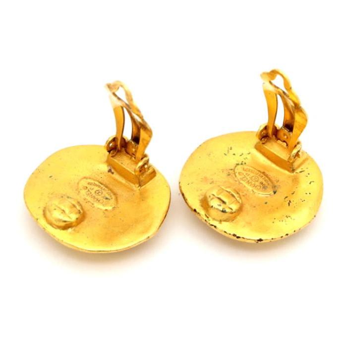 シャネル CHANEL ヴィンテージ ココマーク イヤリング 96P 激安通販の