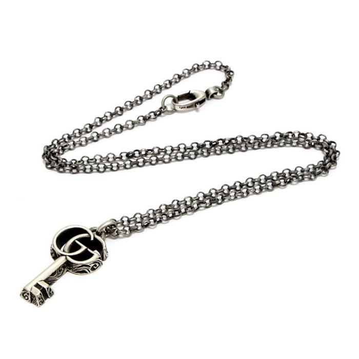 GUCCI/グッチ SV925 ダブルG キー ペンダント/ネックレス GUCCI グッチ ダブルG ネックレス (GUCCI/ネックレス