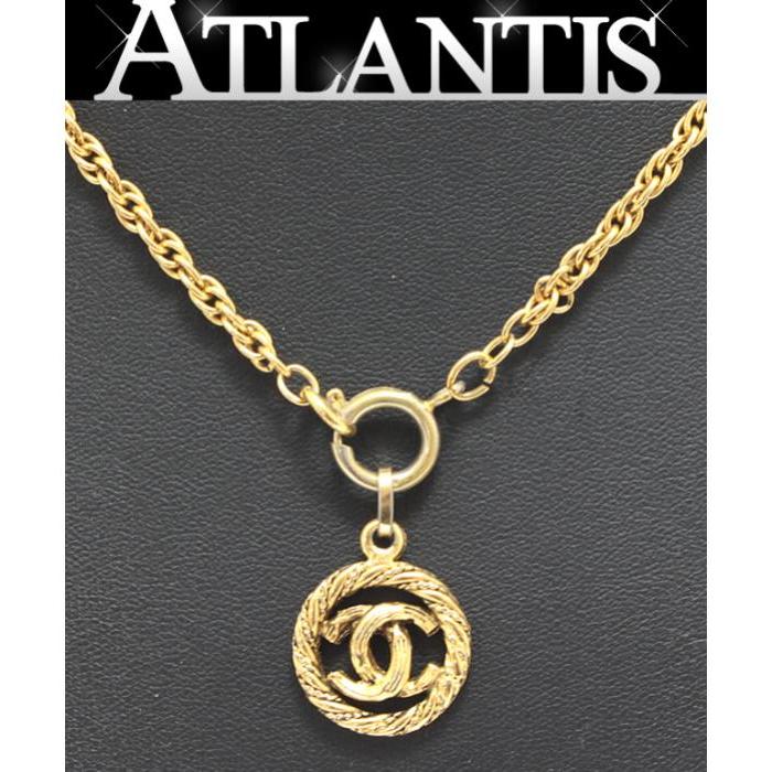 CHANEL シャネル ヴィンテージ ココマーク サークル ネックレス 