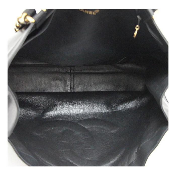 CHANEL（シャネル） デカココマーク チェーン トートバッグ ラムレザー