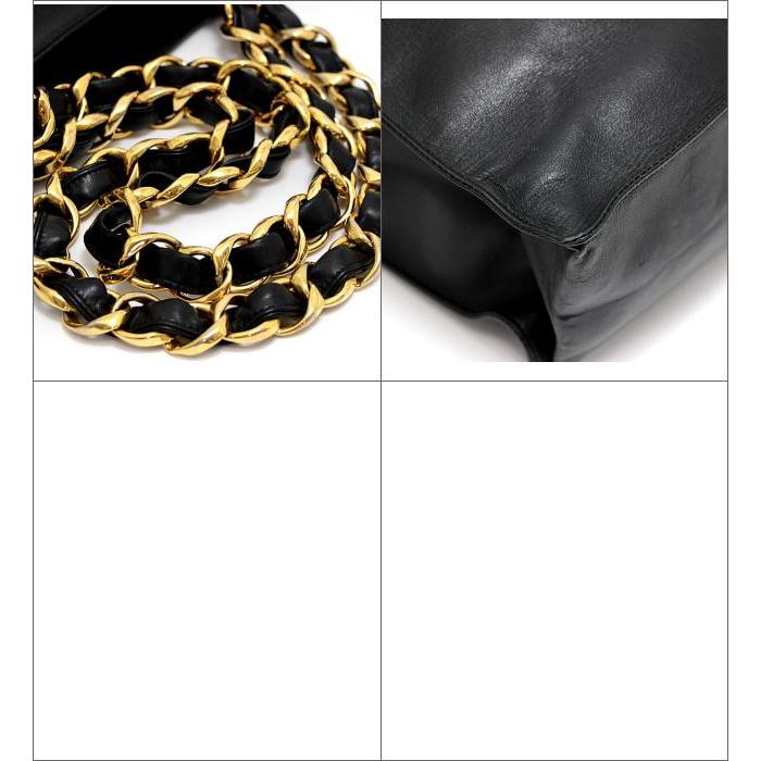 CHANEL（シャネル） デカココマーク チェーン トートバッグ ラムレザー