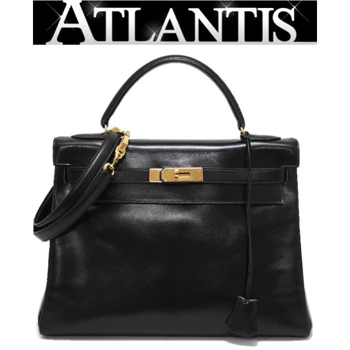 HERMES（エルメス） ケリー32 黒 ボックスカーフ 〇P刻印 : atlantis