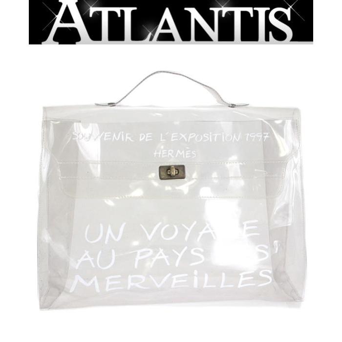 エルメス HERMES ビニールケリー ハンドバッグ クリア :060512