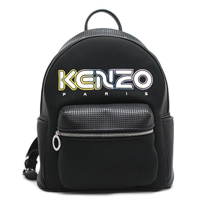 美品 ケンゾー KENZO リュック バックパック レザー×ナイロン 
