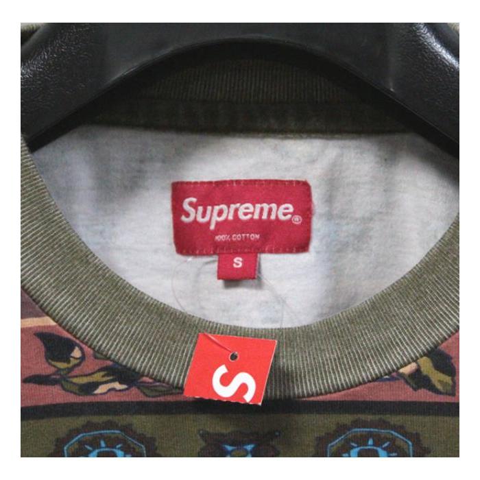 Supreme（シュプリーム） 最終値下げ！ 美品 ペイズリー柄 ボーダー 