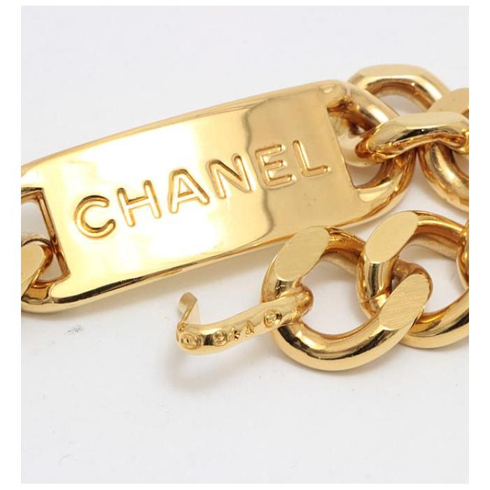 CHANEL 美品 シャネル ヴィンテージ ココマーク チェーンベルト