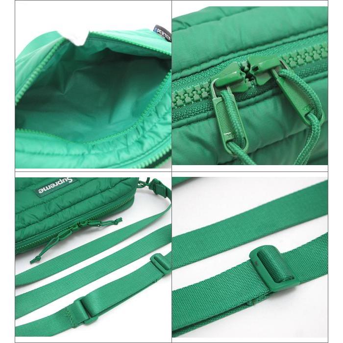 シュプリーム Supreme Puffer Side Bag Green パファーサイドバッグ