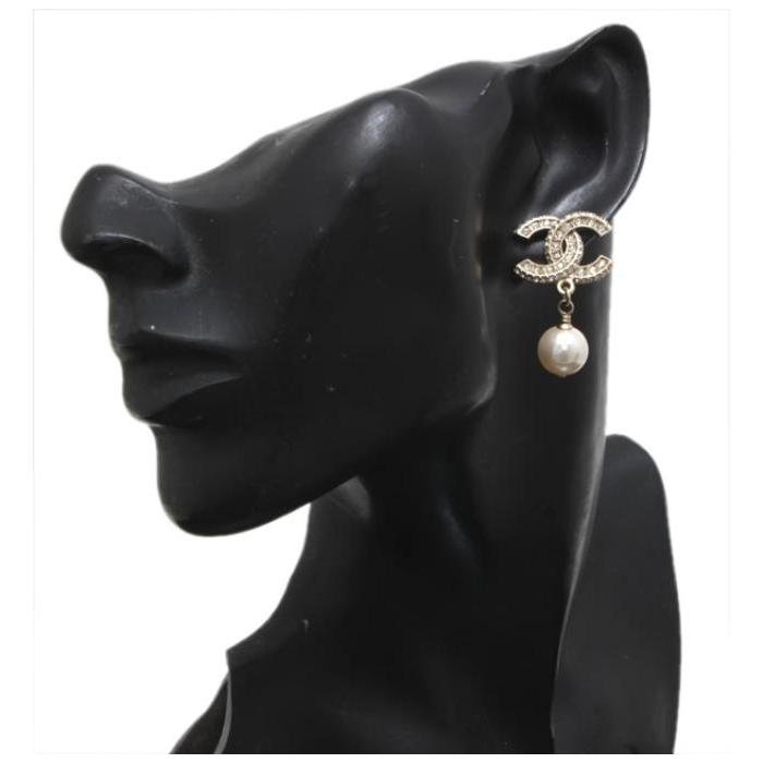 CHANEL（シャネル） ココマーク スイング パール ピアス ゴールド A21V