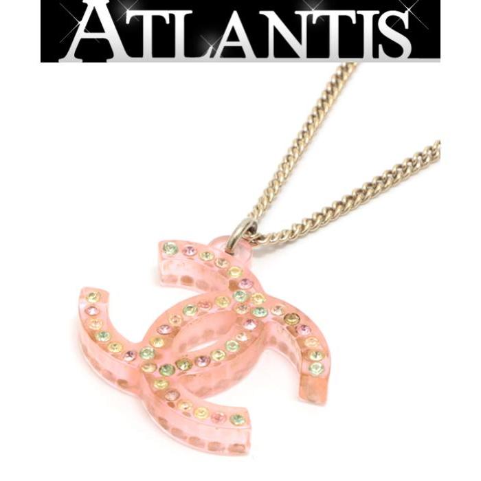 CHANEL シャネル ココマーク プラスチック ネックレス CHANEL シャネル ココマーク プラスチック ネックレス