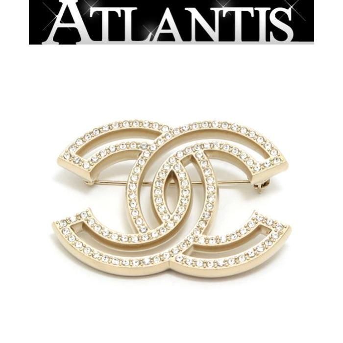 アキラ CHANEL ゴールド CCロゴブローチ CHANEL [正規ラッピング済