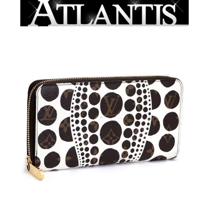 ルイヴィトン LOUIS VUITTON ジッピーウォレット 長財布 草間彌生 白