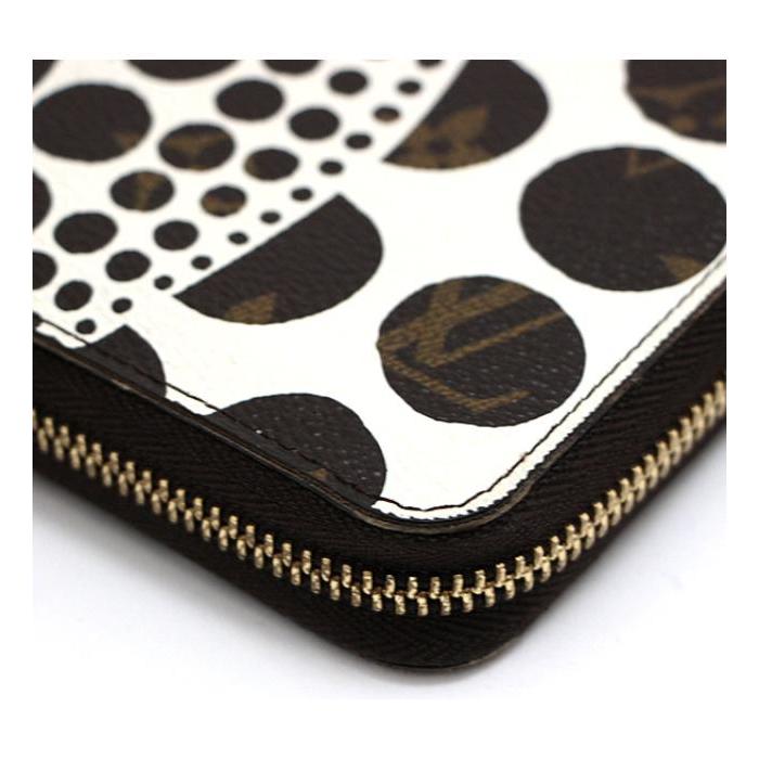 ルイヴィトン LOUIS VUITTON ジッピーウォレット 長財布 草間彌生 白