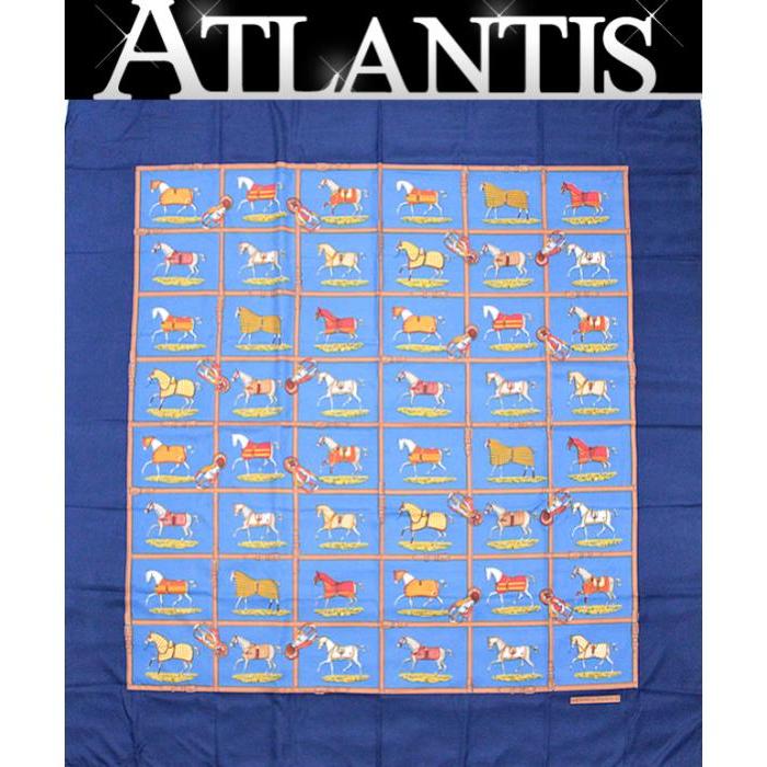 希少　エルメス　HERMES　モスリン　カレ140　シルク　パドック 希少 エルメス HERMES モスリン カレ140 シルク パドック - メルカリ