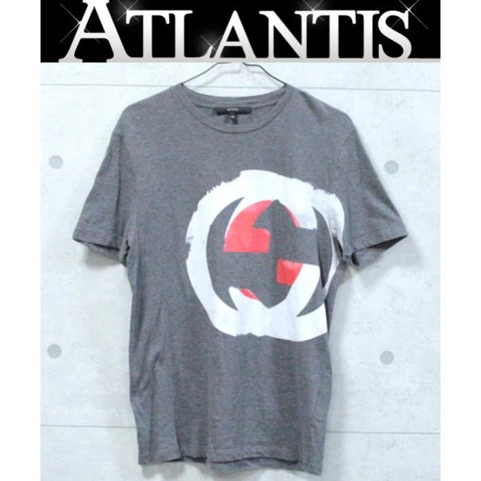 GUCCI（グッチ） 半袖 Tシャツ インターロッキングG グレー size:XS 296649 : atlantis - 通販 ...