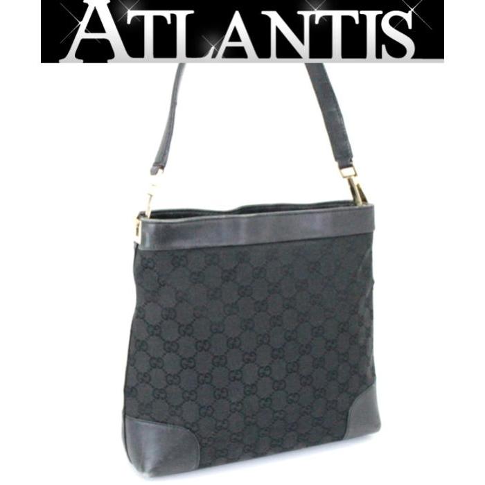 GUCCI（グッチ） ワンショルダー トートバッグ GG柄 キャンパス×レザー