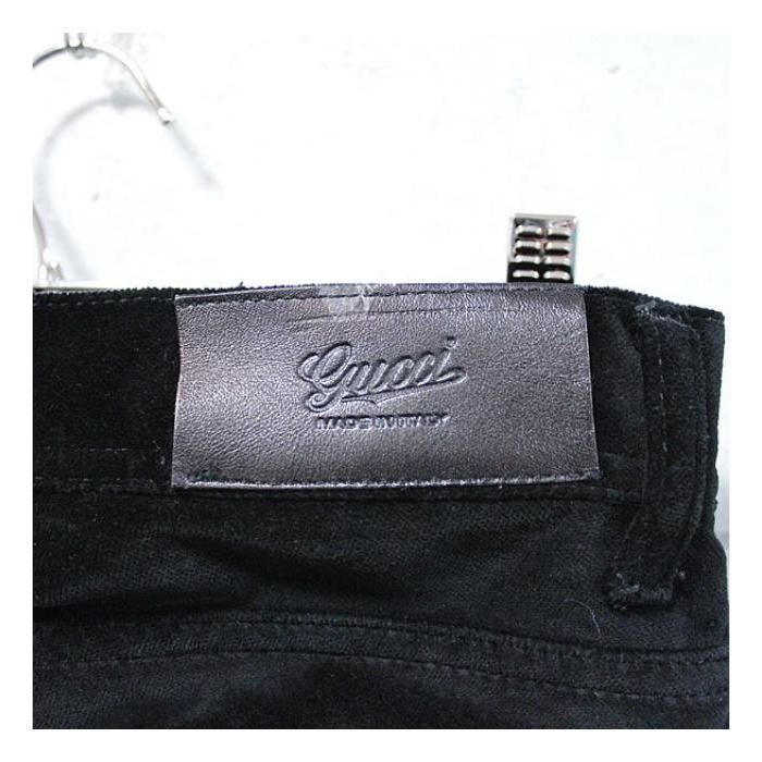 GUCCI（グッチ） SALE メンズ ベロア パンツ 黒 size46 61369