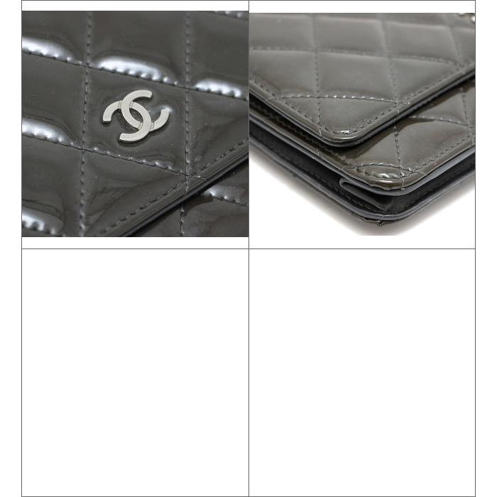CHANEL（シャネル） マトラッセ チェーンウォレット SV金具 パテント