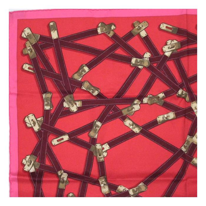 Hermes カレ70 シルク スカーフ KELLY EN PERLES 真珠でできているケリー ホワイト (210754