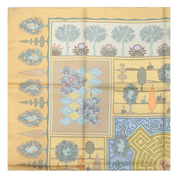 HERMES 美品 エルメス カレ90 大判スカーフ PARIDAIZA HERMES 美品 エルメス カレ90 大判スカーフ PARIDAIZA