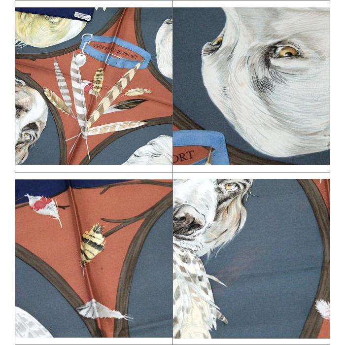 HERMES（エルメス） カレ90 CHIENS AU RAPPORT 猟犬 大判スカーフ