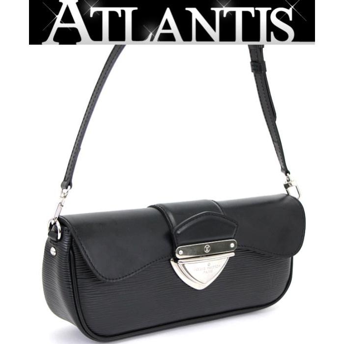 ルイヴィトン LOUIS VUITTON ポシェット モンテーニュ 黒 エピ M59292