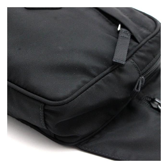 PRADA（プラダ） 三角ロゴ ボディバッグ ウエストポーチ ギャラ付き 黒