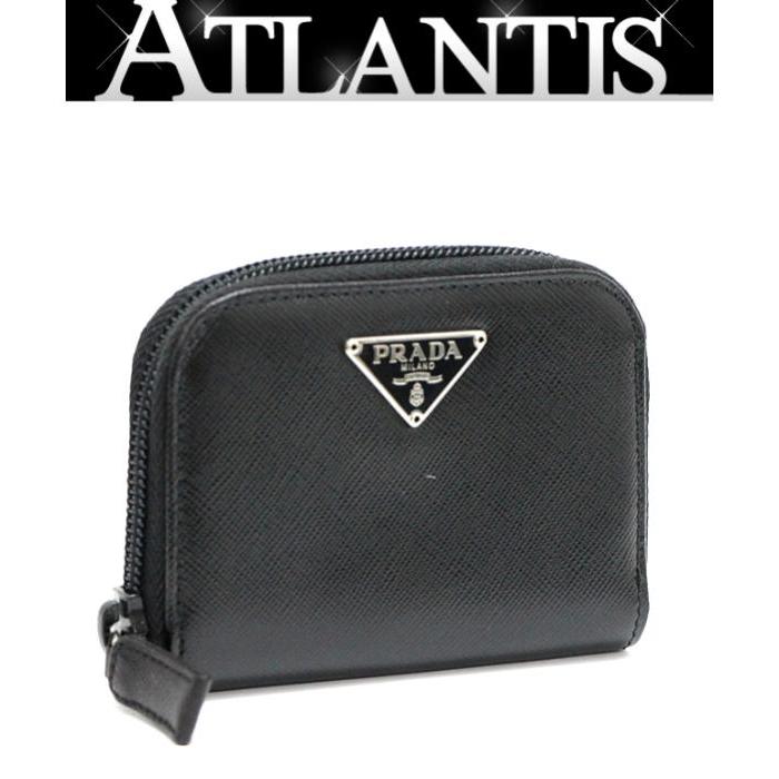 極美品 プラダ PRADA ラウンドジップミニ財布 コインケース M268A 