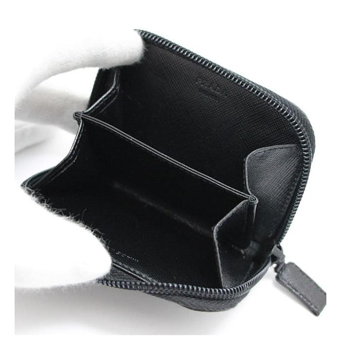 極美品 プラダ PRADA ラウンドジップミニ財布 コインケース M268A 