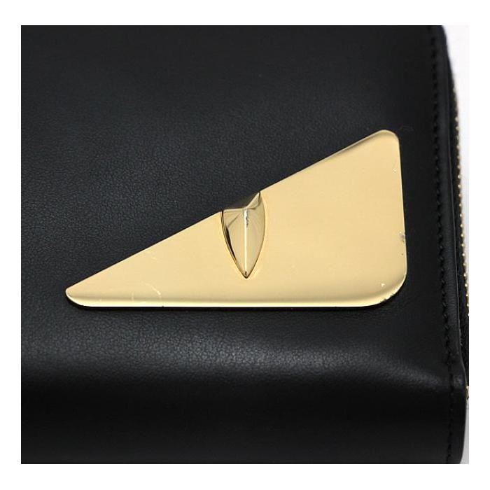 FENDI（フェンディ） 美品 ラウンドファスナー長財布 モンスター