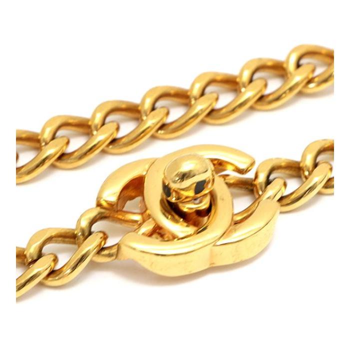 O.TW CHANEL ココマーク 96P ターンロック ブレスレット 箱付き O.TW CHANEL ココマーク 96P ターンロック ブレスレット 箱付き
