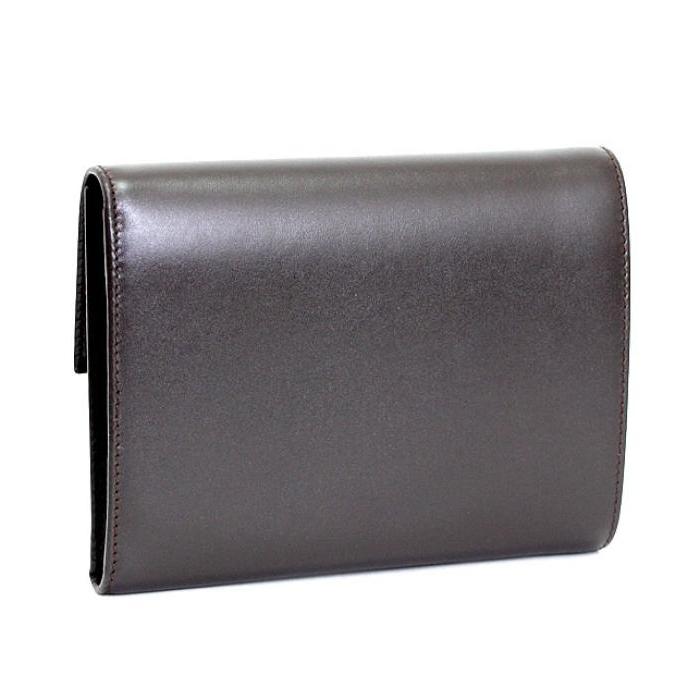 PRADA（プラダ） レディース 三つ折り財布 レザー ブラウン : atlantis