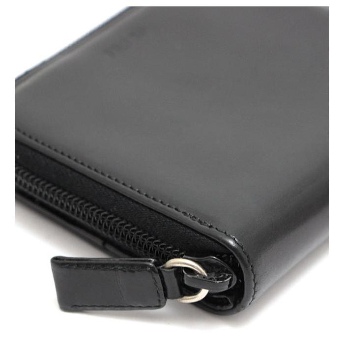 PRADA（プラダ） コンパクトジップ 二つ折り財布 黒 レザー : atlantis
