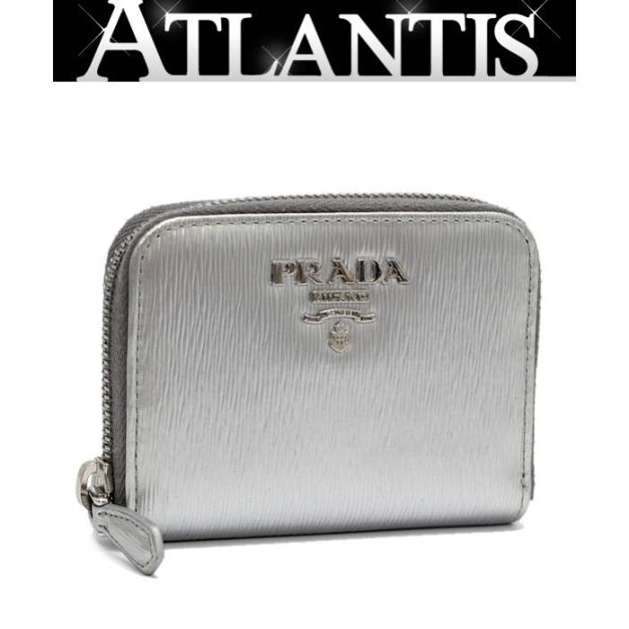 PRADA（プラダ） 美品 ラウンドファスナー コンパクトウォレット