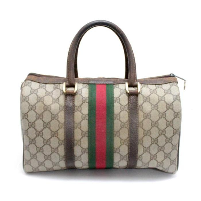 GUCCI（グッチ） オールドグッチ ミニボストンバッグ シェリーライン