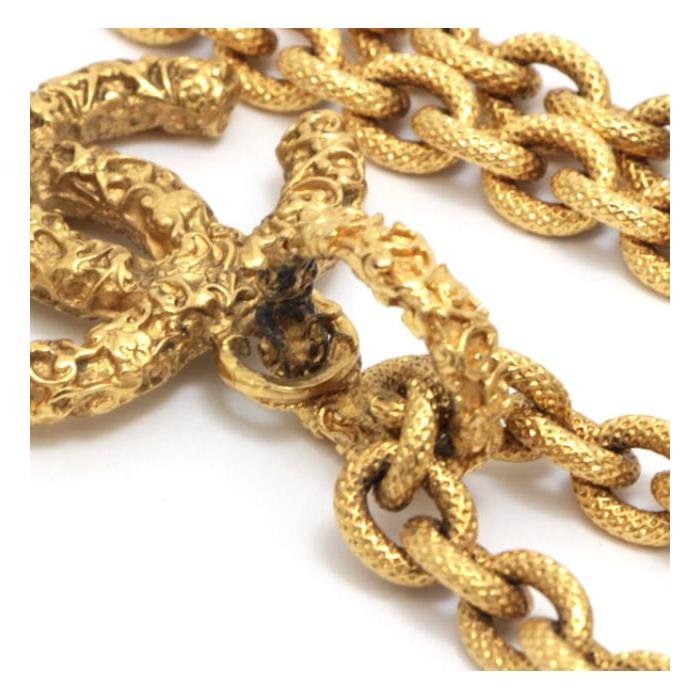 CHANEL ゴールド チェーンネックレス　ヴィンテージ　溶岩 CHANEL/シャネル 溶岩 ネックレスの買取実績 | 買取専門店さすがや