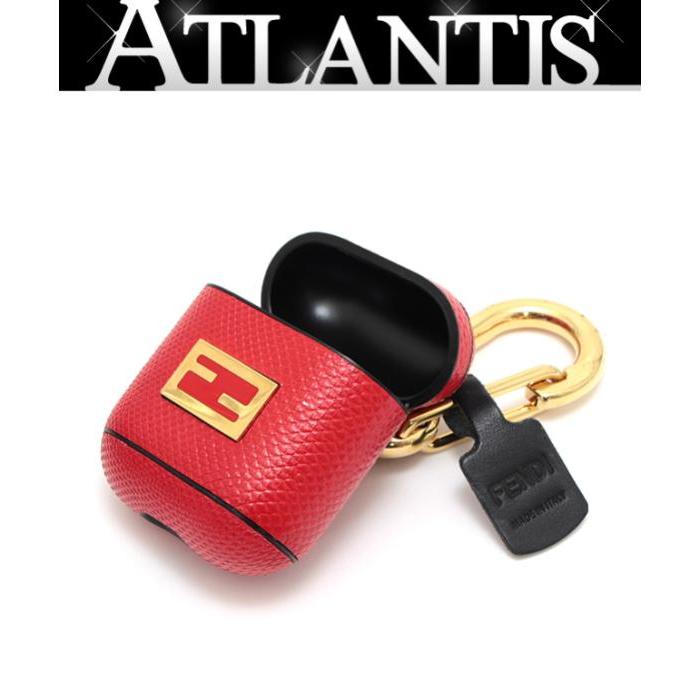 FENDI（フェンディ） FENDI AirPodsカバー イヤフォンケース 赤