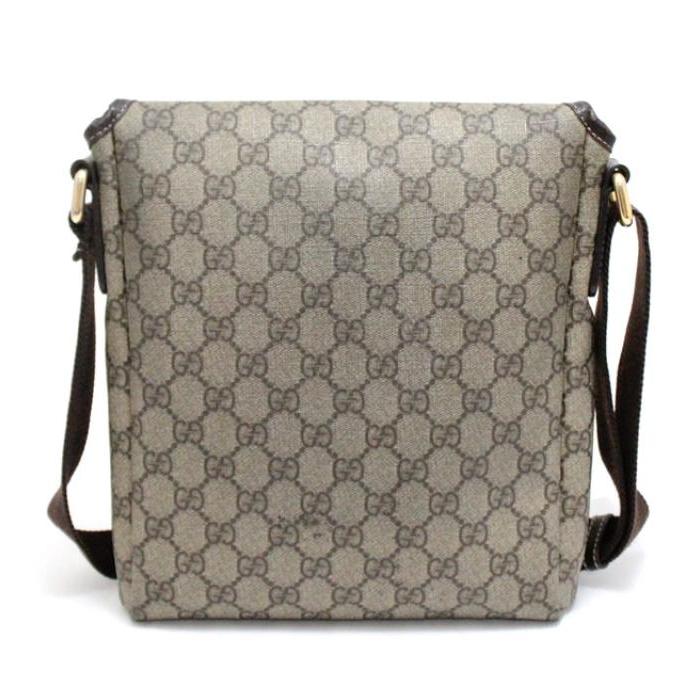 【美品】グッチ ショルダーバッグ GG柄 スプリーム PVC レザー 美品】グッチ ショルダーバッグ GG柄 スプリーム PVC レザー