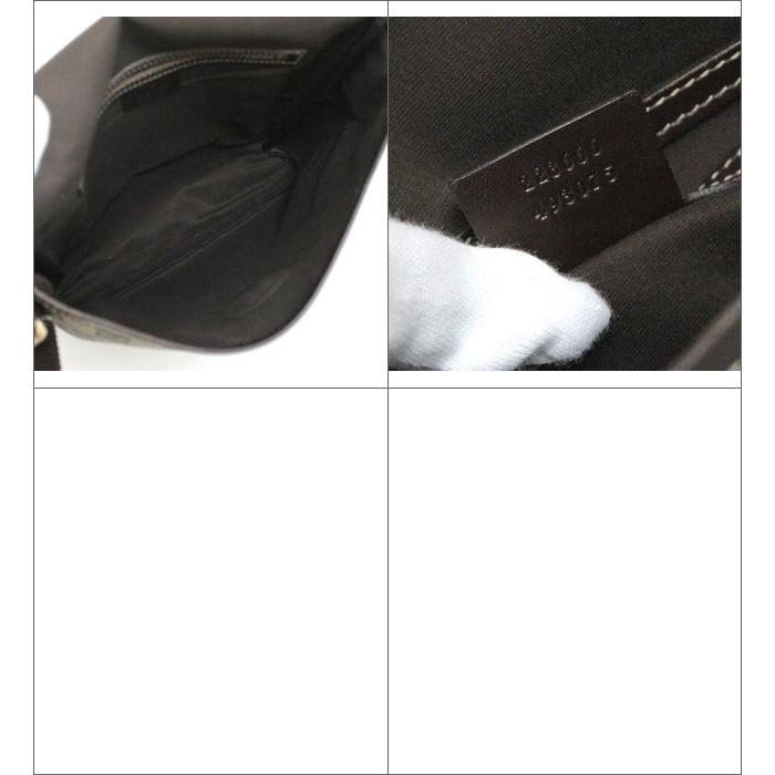 GUCCI GG スプリーム ショルダーバッグ PVC レザー 223666 GUCCI（グッチ） GUCCI GGスプリーム ショルダーバッグ PVC×レザー